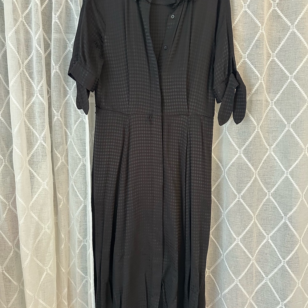 Calvin Klein Black Long Sleeve Dress